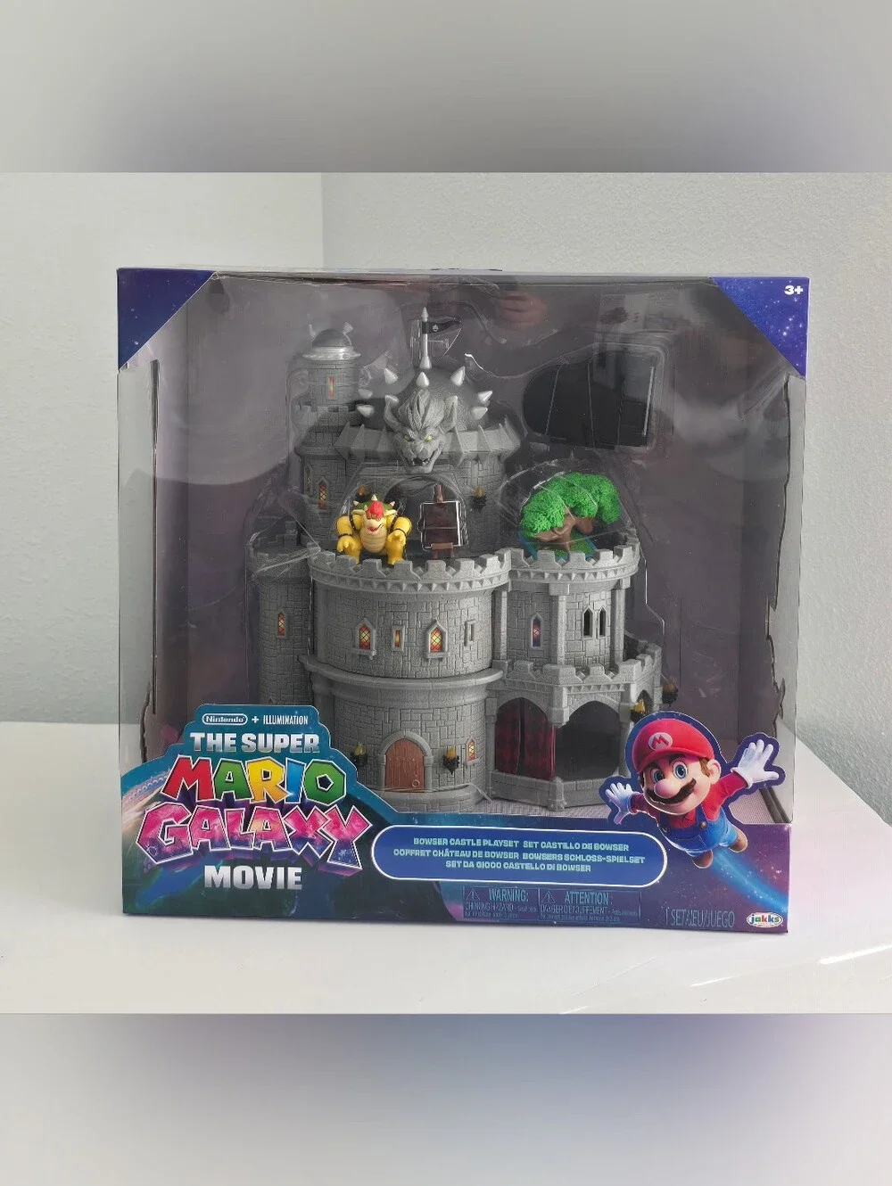 Nintendo Super Mario Galaxy Movie Bowser Castle Playset - Gray